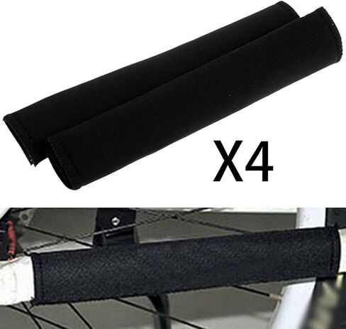 4Pcs Bike Bicycle Frame Guard Sleeve Anti-scratch Chain Stay Chainstay Protector Neoprene Cover in Kuwait