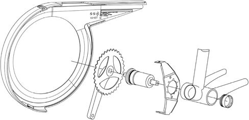 SKS CHAINBOW Kettenschutz for Stadt-/Trekking-/Touren-Fahrrad in Kuwait