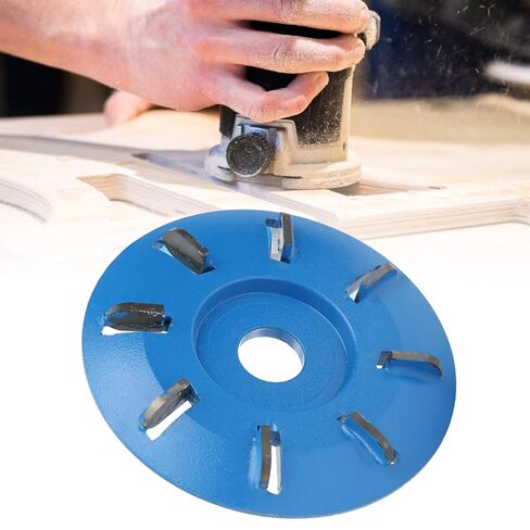 8 Tooth Milling Cutter Chainsaw Wheel Stump Removal Disc for Angle Grinder Heavy Duty Wood Carving Tree Root Cutting in Kuwait
