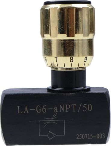 Hydraulic Flow Control Valve LAFC-02N LAFC02N compatible with Tractor Excavator Loader Dozer Forklift 1/8″ NPT Port in Kuwait