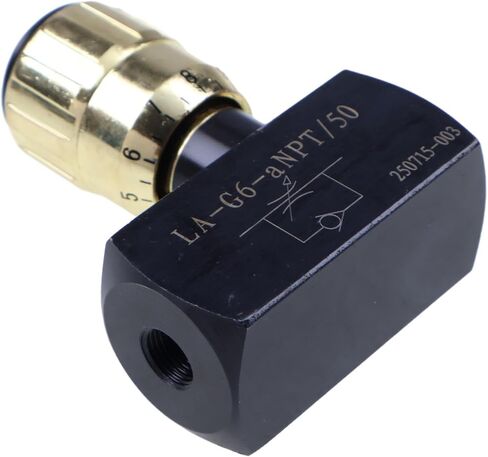 Hydraulic Flow Control Valve LAFC-02N LAFC02N compatible with Tractor Excavator Loader Dozer Forklift 1/8″ NPT Port in Kuwait
