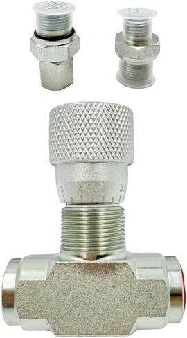 صمام التحكم في التدفق الهيدروليكي STB-G3/8 3/8 "L08 مناسب للحفارة الصغيرة 1-2 طن مع موصلات على الوجهين وصمام مقيد ثنائي الاتجاه in Kuwait