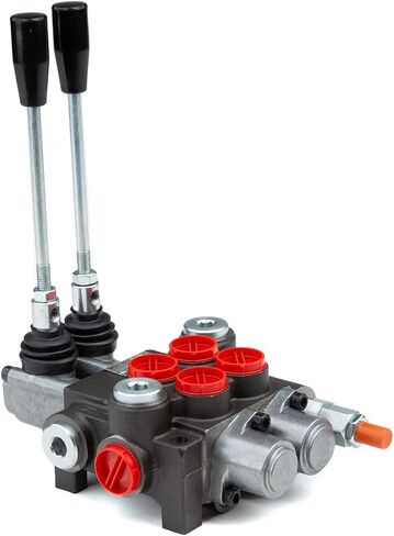 Chief G Series P40 Hydraulic Directional Control Valve - 4-Way 3-Pos Hydraulic Tandem Center Valve - Hydraulic Valve Control - 2 Spool 10 GPM 3625 PSI Inlet/Outlet SAE 8/SAE 10, 9.4 lb, 220907 in Kuwait