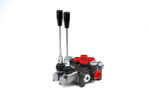 Chief G Series P40 Hydraulic Directional Control Valve - 4-Way 3-Pos Hydraulic Tandem Center Valve - Hydraulic Valve Control - 2 Spool 10 GPM 3625 PSI Inlet/Outlet SAE 8/SAE 10, 9.4 lb, 220907 in Kuwait