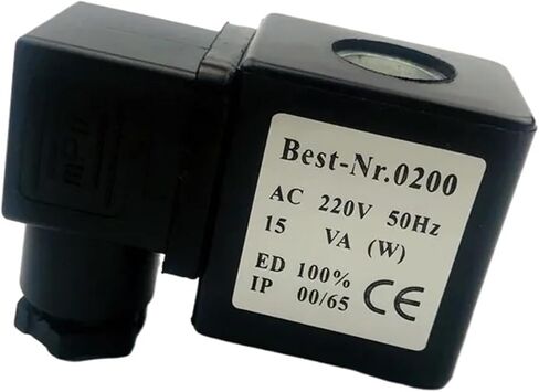 صمام نبض هوائي ملف صمام الملف اللولبي Best-Nr.0200 ثقب داخلي 13 مم ارتفاع 41 مم AC220V DC24V AC380V AC24V DC12V DIN43650A (الحجم: DC24V) in Kuwait