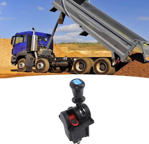 Dump Truck PTO Control Valve, 4 Holes 3 Working Positions Dump Truck Slow Down Control Switch, Proportional Control Valves with PTO Switch Slow Down Tipper Switch for Dump Truck in Kuwait