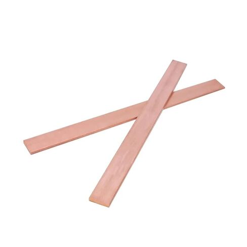 Copper Strip Red Plate Bar DIY CNC Material Length 100-500mm, 2pc(8x15x100mm) in Saudi Arabia