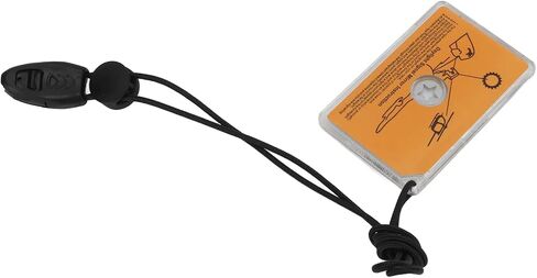 Wear and Durable, Outdoor Signal Mirror with Lanyard, Small Survival Mirror for Camping Fishing Hiking in Kuwait