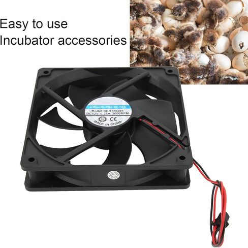 GLOGLOW Incubator Heat Dissipation Fan, Suitable for 96/112 Incubators Incubation Cooling Fan Incubator Uniform Temperature Fan for Incubator(96 Lower Fans) in Kuwait