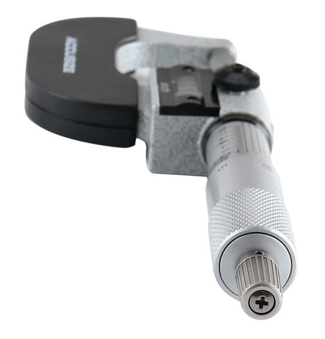 Accusize Industrial Tools Outside Micrometer, 0-1", BC20-1101 | 0.0001 in Resolution, Carbide Faces, Hardened Spindle, Fitted Case in Kuwait