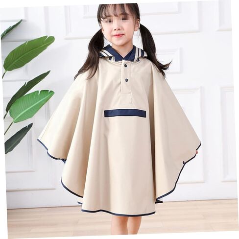 LIFKOME Raincoat Cloak Poncho One Piece Pupils in Kuwait