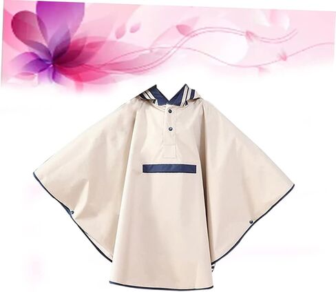 LIFKOME Raincoat Cloak Poncho One Piece Pupils in Kuwait