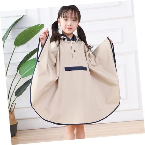 LIFKOME Raincoat Cloak Poncho One Piece Pupils in Kuwait