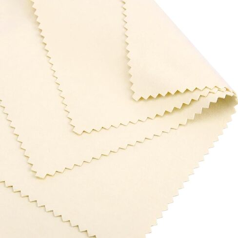3pcs Instrument Cleaning Cloths, 30x30cm/11.8x11.8in Multifunctional Soft Musical Instrument Cleaning Cloth for Flute Violin Piano Guitar Trumpet Cello (Beige) in Kuwait