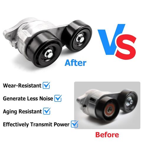 BIHEE Drive Belt Tensioner Kit Compatible with Accord, Odyssey, Pilot, Ridgeline, Acura MDX,TL, ZDX - Direct Fit Replacement OE K060841 38332 36112 90K38332 with Serpentine Belt & Idler Pulley, 3PCS in Kuwait