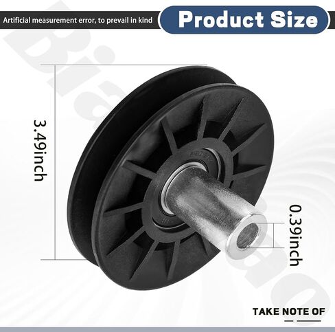 (2 Pack) 532407287 Idler Pulley Replacement Compatible with Husqvarna Craftsman AYP LGT24K54 YTH20K46 LGT2554 CTH126 CTH19530 YTH2042 LTH18538 Lawn Mowe Replace 407287 in Kuwait