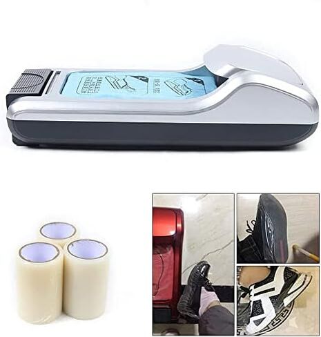 Automatic Shoe Cover Dispenser Machine, Shoe Cover Machine, Shoe Film Machine Disposable Non-slip Waterproof Shoe Covers for Homes, Offices, Hotels, Hospitals in Kuwait