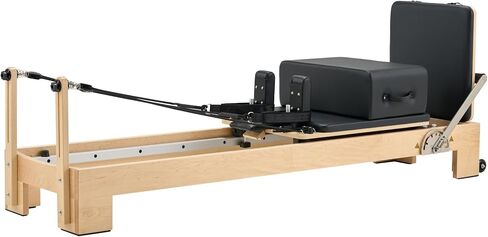 Hisooth StudioSolid Stationary Pilates Reformer 60cm Maple Frame in Kuwait