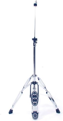 Professional Pedal Control Style Drum High Hat Cymbal Stand with Pedal Silver & Black in Kuwait