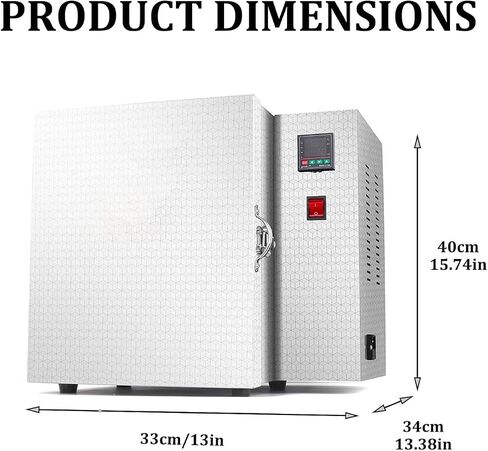 Jewelry Casting Burnout Furnace, 1500w Metal Melting Furnace, Pid Temperature Control, Includes Plier Gloves, for Closed High Temperature Metal Melting Heat Treatment Furnaces in Kuwait