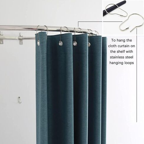 Wall-Mounted O-Shaped Changing Room with Track systemSuitable for Shopping mallsOffices and Pool Areas Dressing Room(Dark Green,80x40CM) in Kuwait