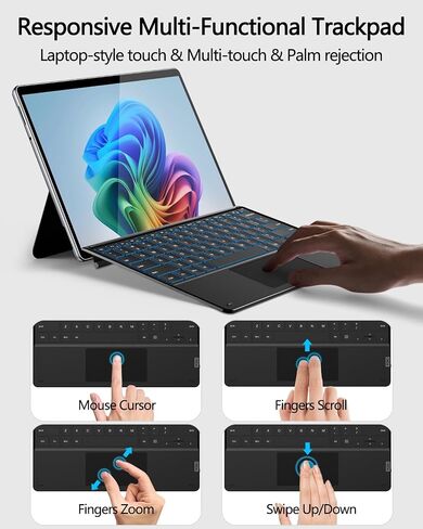 لوحة مفاتيح ORDA Surface لأجهزة Surface Pro 7+، Pro 7، Pro 6، Pro 5، Pro 4، Pro 3 in Kuwait