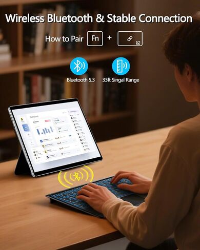 لوحة مفاتيح ORDA Surface لأجهزة Surface Pro 7+، Pro 7، Pro 6، Pro 5، Pro 4، Pro 3 in Kuwait