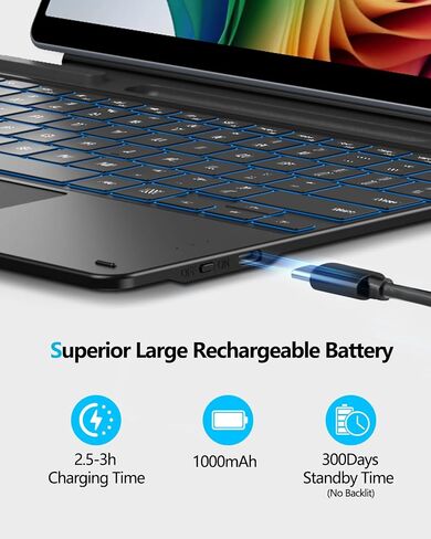 لوحة مفاتيح ORDA Surface لأجهزة Surface Pro 7+، Pro 7، Pro 6، Pro 5، Pro 4، Pro 3 in Kuwait