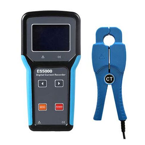 Digital Clamp Ammeter ES5000 Clamp Current Recorder Jaw Φ20mm 0.0mA-200A 50/60Hz in Kuwait