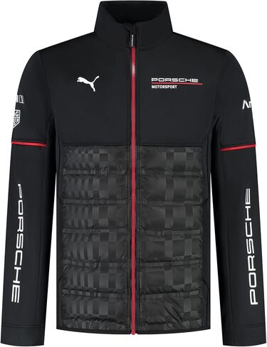 PUMA Porsche Motorsport Men's Team Hybrid Jacket with woven upper- and padded lower section for ultimate comfort in Kuwait