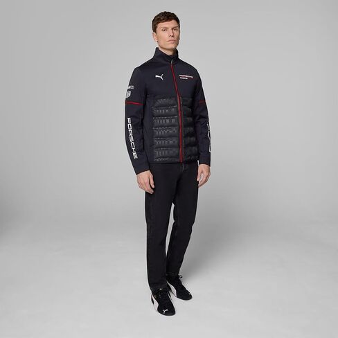 PUMA Porsche Motorsport Men's Team Hybrid Jacket with woven upper- and padded lower section for ultimate comfort in Kuwait