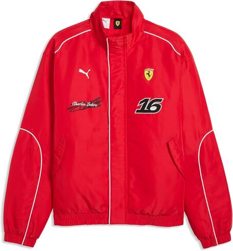PUMA Scuderia Ferrari F1 Men's Charles Leclerc Driver Racing Jacket - Rosso Corsa in Kuwait