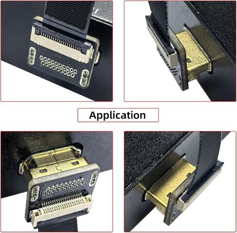 5pcs FPC Ribbon Flat Cable 0.5mm Pitch 20pin for HDMI Flat FPC 1080p Compatible with FPV HDTV Camera Multicopter Aerial Photography (30cm) in Kuwait