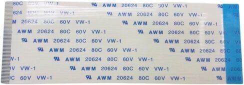 60Pins 0.5mm Pitch AWM 20624 80C 60V VW-1 FFC Cable 100mm Type B Flip Flat Zip Ribbon Cable Flex in Kuwait