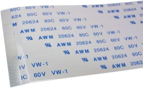 60Pins 0.5mm Pitch AWM 20624 80C 60V VW-1 FFC Cable 100mm Type B Flip Flat Zip Ribbon Cable Flex in Kuwait