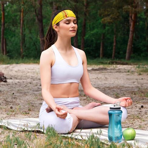 Zeyune 12 Pcs Softball Headband for Girls,Breathable Elastic Head Wrap Adjustable Sweatproof Hair Band Bandana for Party in Kuwait