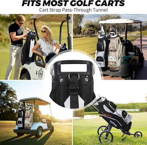 TIVOR 2026 Golf Cart Bag with 15-Way Full-Length Divider Top, 12 Pockets, Premium Silent Golf Cart Bag with Rain Hood for Men，Fits Jumbo Grips - Camouflage in Kuwait