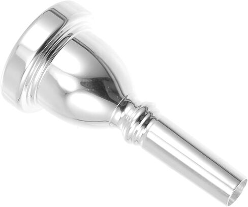 Toddmomy Silver Plated Tuba Mouthpiece Replacement Part for Intermediate Players and Students, Easy to Clean and Safe to Use Brass Instrument Accessory for Band Instruments in Kuwait