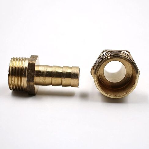 Lnanqing-محول نحاسي نحاسي ذكر خرطوم بارب مناسب للوقود والهواء والغاز وزيت خرطوم المياه 4m-12m 1/8'' 1/4'' 1/2'' توصيل موصل هوائي، موصل خرطوم الحديقة (أنبوب 8 مم، 1/8 بوصة) in Kuwait