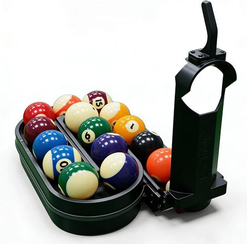 Pool Trainer with Ball Launcher, Stable Billiards Training Rack, Great Practice Gear to Improve Shooting Accuracy for All Billiards Fans (Orange) in Kuwait