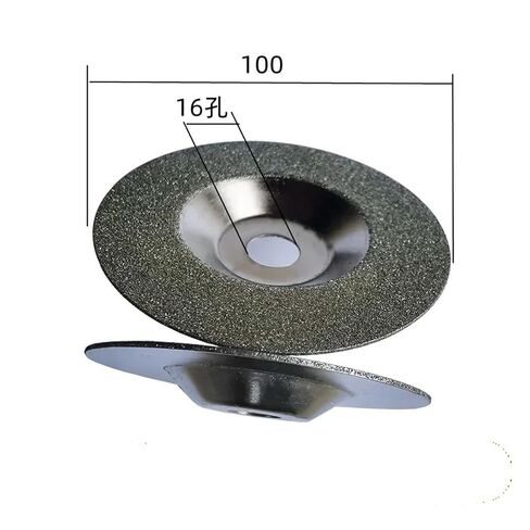 10pcs Bowl Diamond Wheel Grinding Disc 100x16 Hole Alloy Polished Angle Grinder Sand(80 mesh) in Saudi Arabia