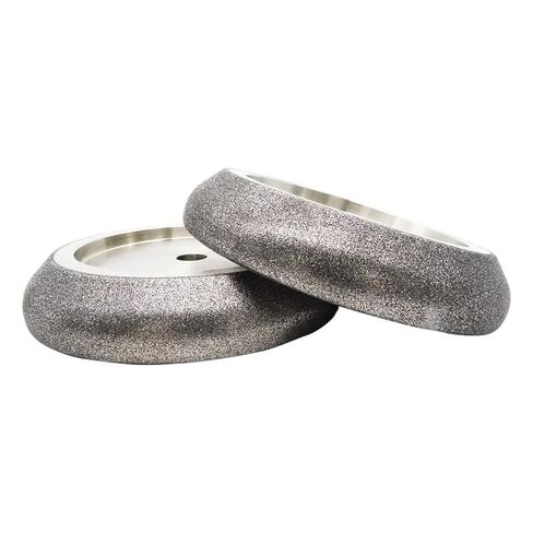 6inch 150mm Bandsaw Diamond Grinding Wheel Electroplated CBN Wheels for Sharpening(150mm 22.23T B126,Angle 10-30_Hole 25.4MM) in Saudi Arabia