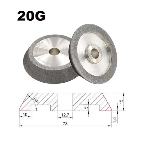 CBN Grinding Wheel MR-X3 X1 Diamond 78mm MR-13B MR-20G MR-13D HSS Tungsten Grinder CBN230 SDC230 Drill Bit Sharpener(CBN230,MR-26) in Saudi Arabia