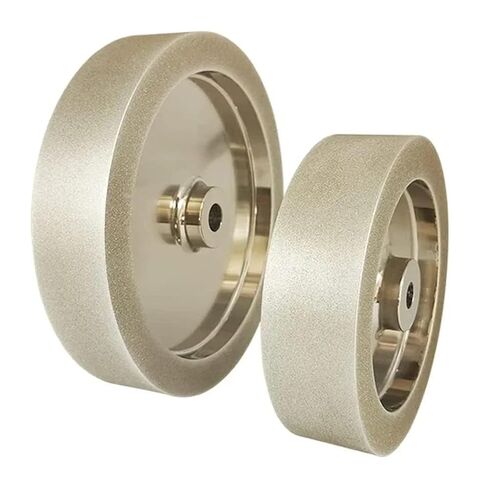 8 Inch CBN Grinding Wheel T-4 System 200mm*38mm*12mm for Sharpening High-Speed Steel HSS Tools Right/Round Angle(Round 1000 grit) in Saudi Arabia