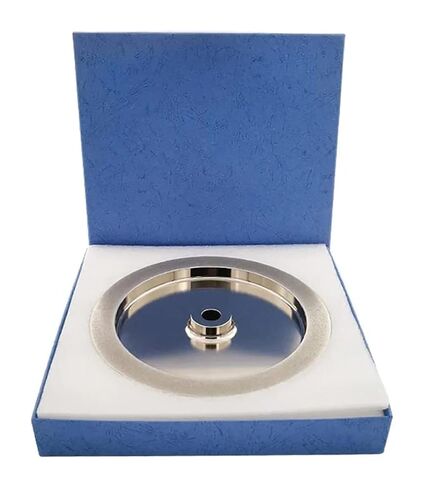 8 Inch CBN Grinding Wheel T-4 System 200mm*38mm*12mm for Sharpening High-Speed Steel HSS Tools Right/Round Angle(Round 1000 grit) in Saudi Arabia