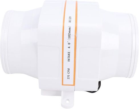 منفاخ Srliya in Line Marine Bilge Blower، 270 CFM مخرج تدفق الهواء 12 فولت مروحة تهوية مع 4 دافعة شفرات، لقارب اليخوت الشراعي in Kuwait