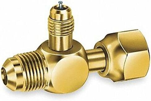 Jb Industries 1/4" صمام وصول مع صامولة مضيئة، نحاس A31853-1 لكل منها in Kuwait