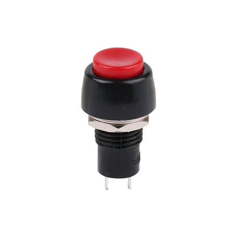 Push Button Switch PBS-11A PBS-11B 12mm self-Locking Self-Recovery Plastic momentary 2A 250V AC 2PIN 6Color, 10PC(Yellow 10PCS,Without Lock) in Saudi Arabia
