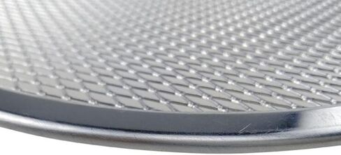 Pizza Screen Aluminium Pizza Tray Mesh Pizza Screen Round Metal Pizza Screen Aluminum Seamless Rim Suitable for Restaurant, 6inch in Kuwait