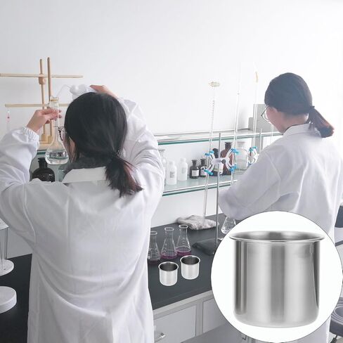 POPETPOP Stainless Steel Medicine Dose Cups Reusable Lightweight Metal Measuring Cups 6pcs 50ml for Accurate Liquid Medication and Sample Collection in Kuwait